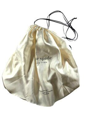 Kate Spade New York Ivory Dust Bag 27"x19" Drawstring Storage Pouch